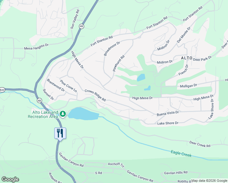 map of restaurants, bars, coffee shops, grocery stores, and more near 101 Saint Andrews Court in Alto