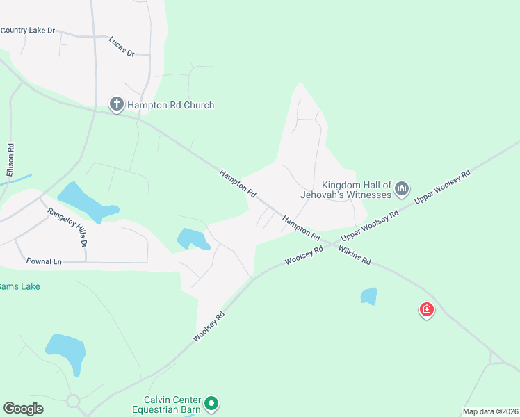 map of restaurants, bars, coffee shops, grocery stores, and more near 1057 Hampton Road in Hampton