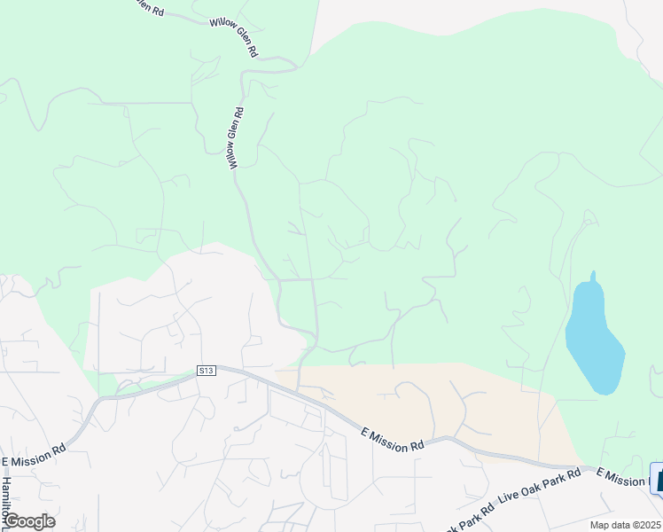 map of restaurants, bars, coffee shops, grocery stores, and more near 3068 Willow Heights Road in Fallbrook