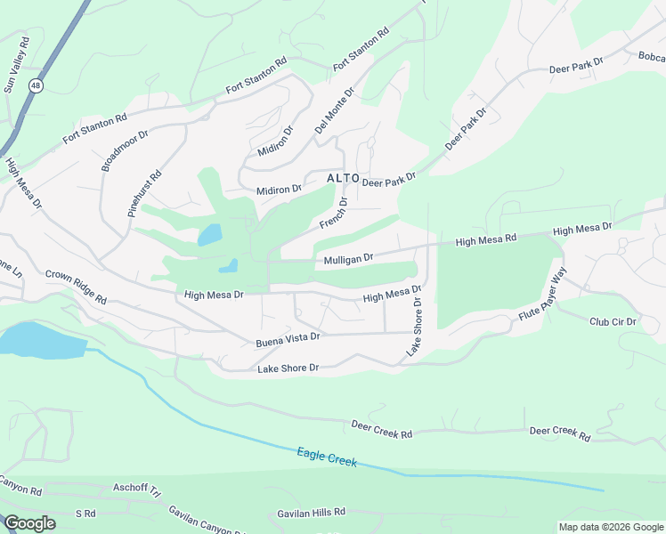 map of restaurants, bars, coffee shops, grocery stores, and more near 112 Mulligan Drive in Alto