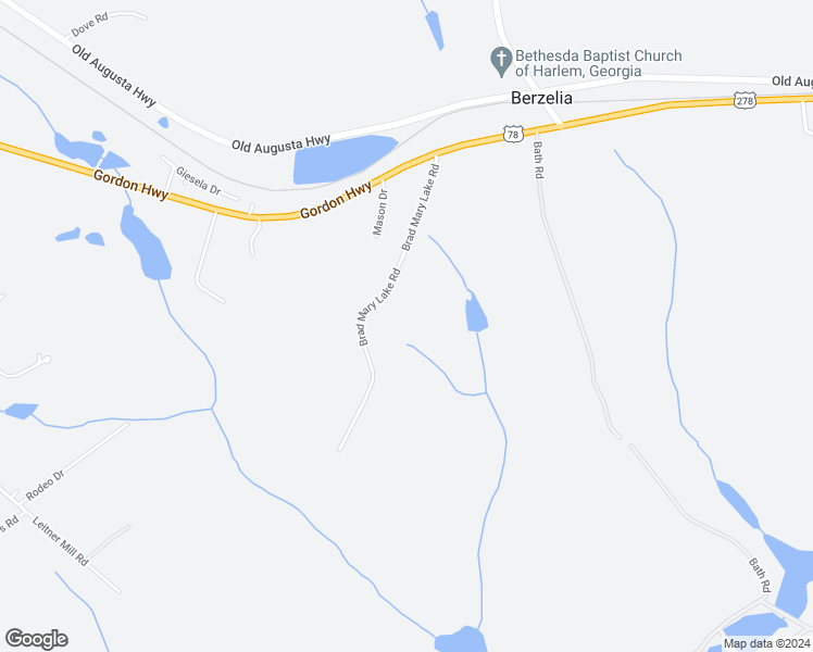 map of restaurants, bars, coffee shops, grocery stores, and more near 467 Brad Mary Lake Road in Harlem