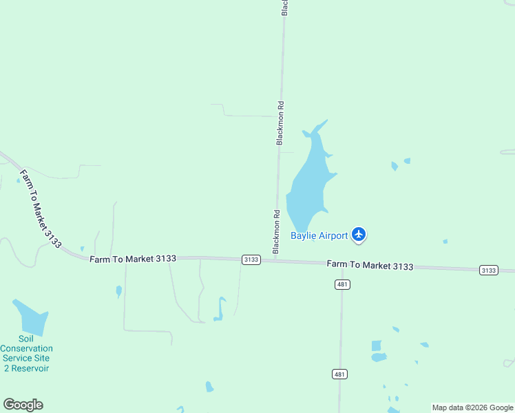 map of restaurants, bars, coffee shops, grocery stores, and more near 1299 Blackmon Road in Van Alstyne