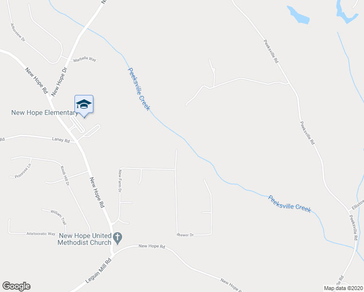 map of restaurants, bars, coffee shops, grocery stores, and more near 501 Brewer Drive in Locust Grove