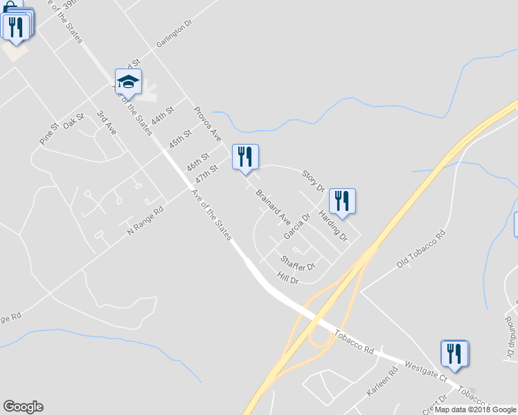 map of restaurants, bars, coffee shops, grocery stores, and more near 1622 Dogwood Court in Augusta