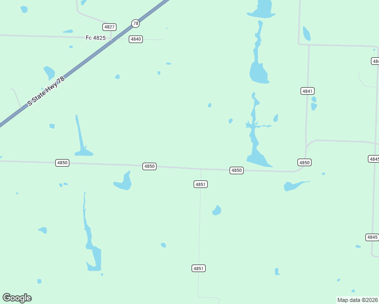 map of restaurants, bars, coffee shops, grocery stores, and more near 1511 County Road 4850 in Leonard