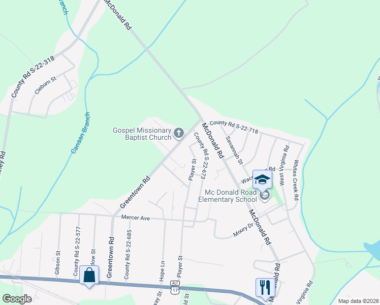 map of restaurants, bars, coffee shops, grocery stores, and more near 14 Brixton Lane in Georgetown