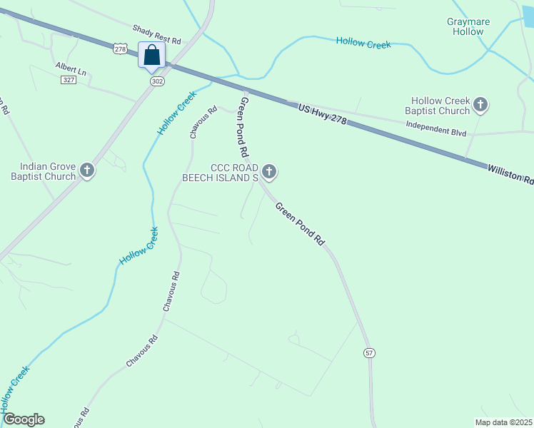 map of restaurants, bars, coffee shops, grocery stores, and more near 1882 Green Pond Road in Aiken