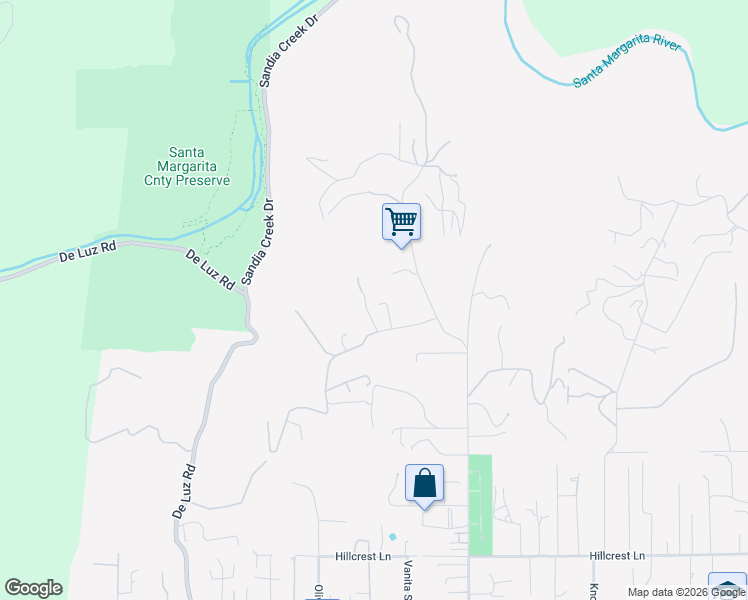 map of restaurants, bars, coffee shops, grocery stores, and more near 1633 Moon Rock Road in Fallbrook