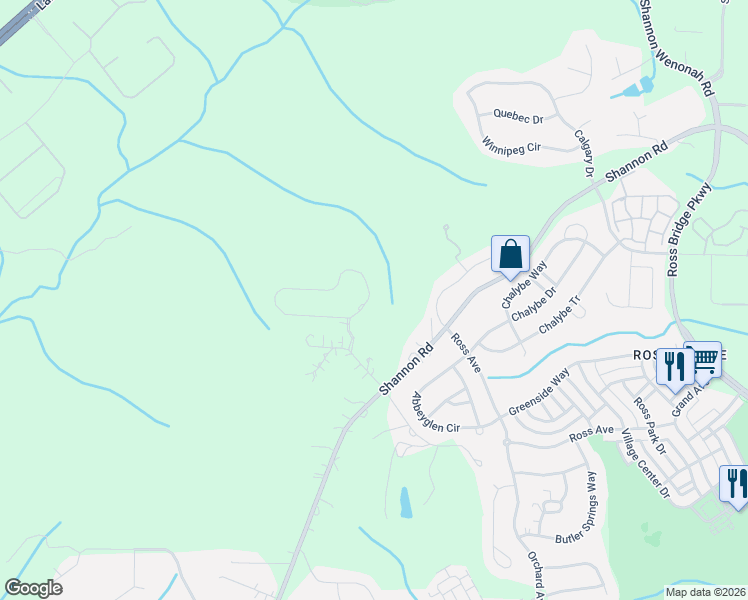 map of restaurants, bars, coffee shops, grocery stores, and more near 158 Jewell Circle in Bessemer