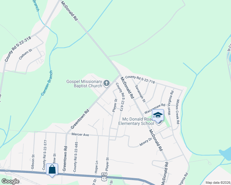 map of restaurants, bars, coffee shops, grocery stores, and more near 14 Brixton Lane in Georgetown