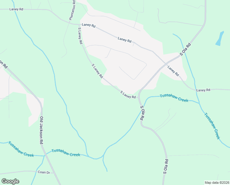 map of restaurants, bars, coffee shops, grocery stores, and more near 995 South Laney Road in Locust Grove