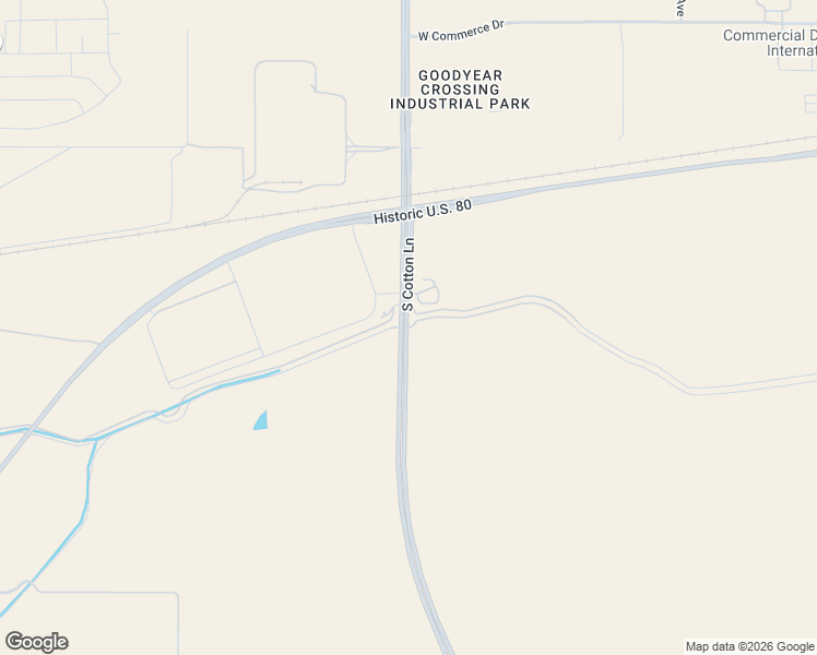 map of restaurants, bars, coffee shops, grocery stores, and more near Buckeye Canal in Buckeye