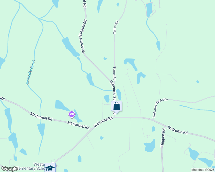 map of restaurants, bars, coffee shops, grocery stores, and more near 148 Welcome Road in Newnan