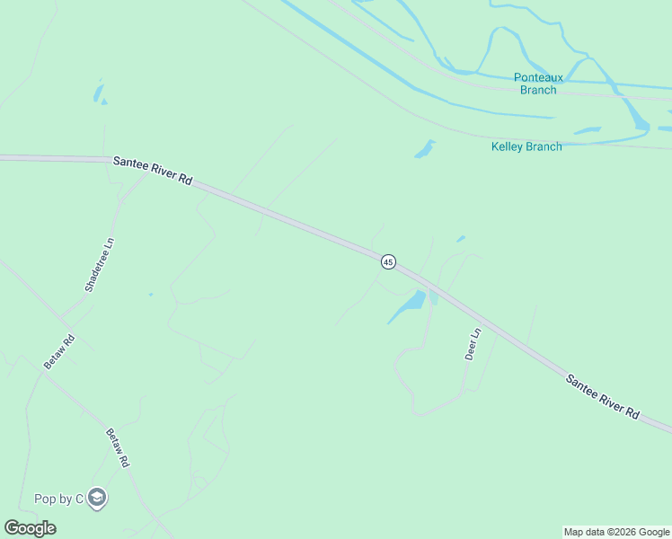 map of restaurants, bars, coffee shops, grocery stores, and more near 3401 Santee River Road in Saint Stephen