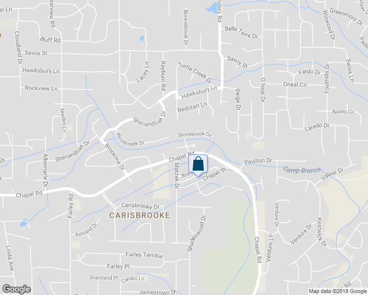 map of restaurants, bars, coffee shops, grocery stores, and more near 318 West Stone Brook Place in Hoover