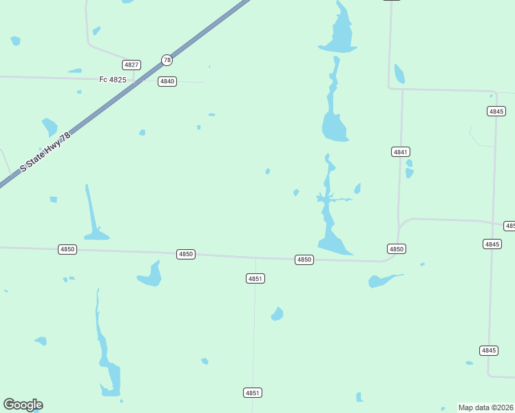 map of restaurants, bars, coffee shops, grocery stores, and more near 1511 County Road 4850 in Leonard