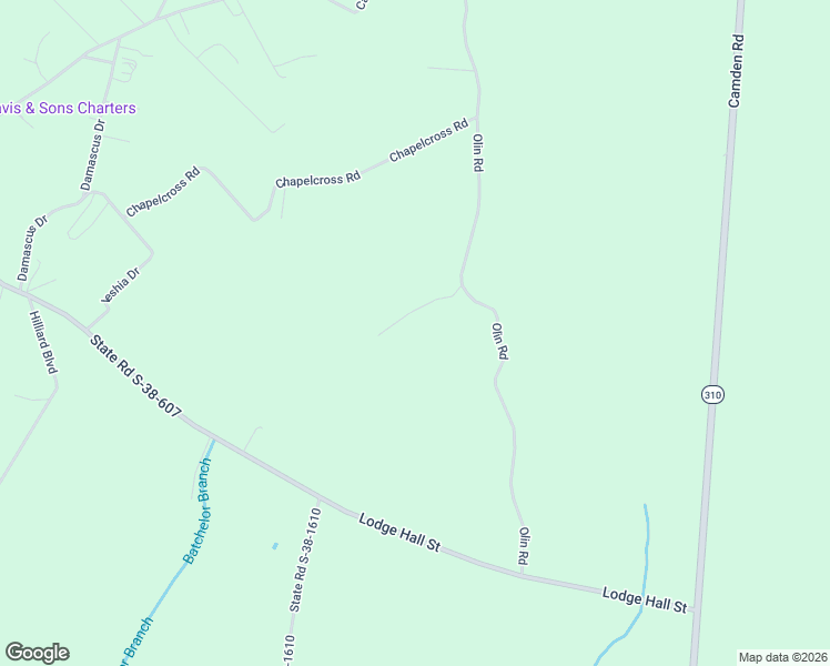 map of restaurants, bars, coffee shops, grocery stores, and more near Half Acre Court in Vance
