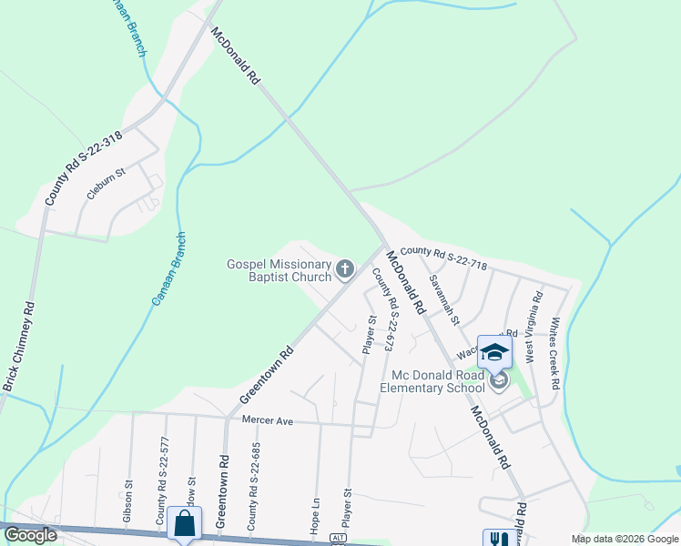 map of restaurants, bars, coffee shops, grocery stores, and more near 98 Levi Lane in Georgetown