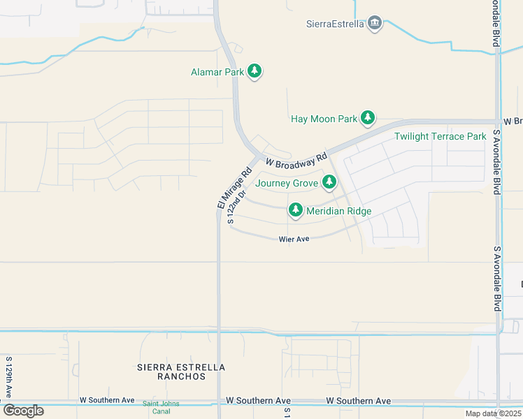 map of restaurants, bars, coffee shops, grocery stores, and more near in Avondale