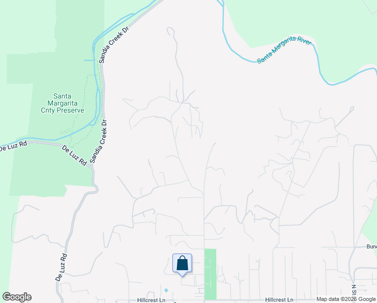 map of restaurants, bars, coffee shops, grocery stores, and more near 1707 Santa Margarita Drive in Fallbrook