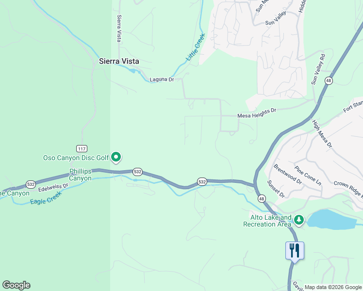 map of restaurants, bars, coffee shops, grocery stores, and more near 114 Donkey Court in Lincoln County