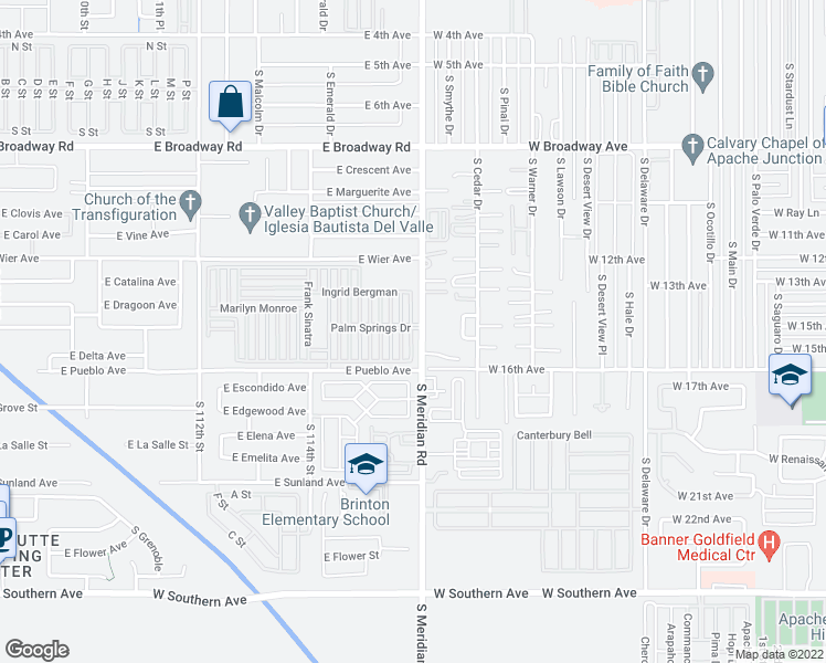 702 South Meridian Road Apache Junction Az Walk Score