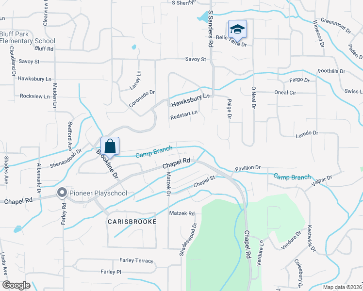 map of restaurants, bars, coffee shops, grocery stores, and more near 332 Stonebrook Circle in Birmingham