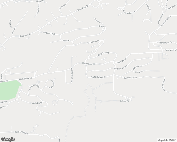 map of restaurants, bars, coffee shops, grocery stores, and more near 103 Mira Monte Road in Alto