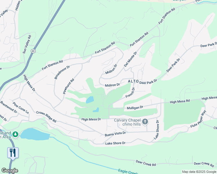 map of restaurants, bars, coffee shops, grocery stores, and more near 112 Augusta Court in Alto