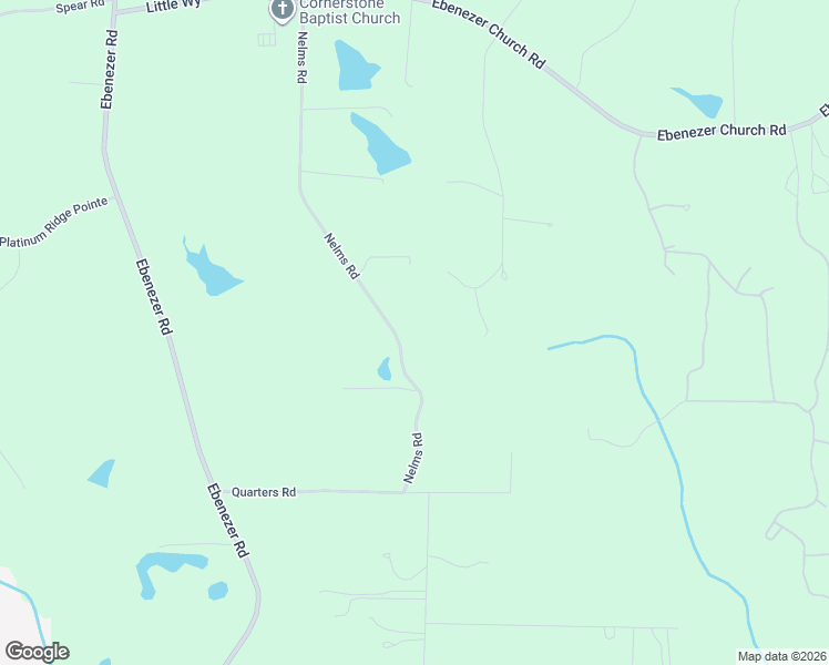 map of restaurants, bars, coffee shops, grocery stores, and more near 262 Nelms Road in Fayetteville