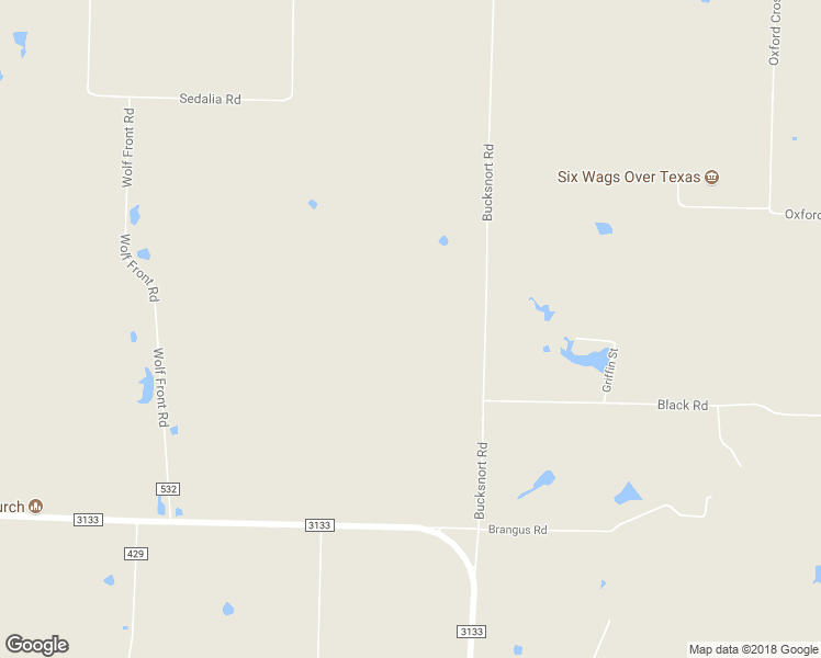 map of restaurants, bars, coffee shops, grocery stores, and more near 2209 Bucksnort Road in Van Alstyne