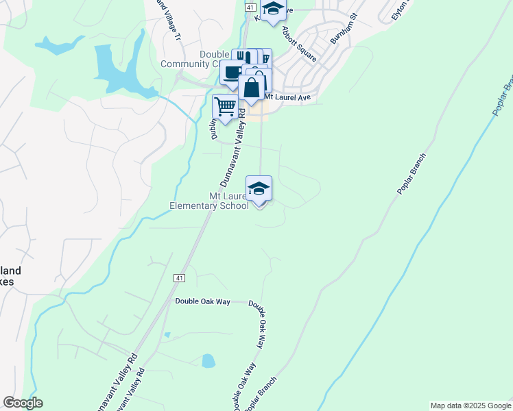 map of restaurants, bars, coffee shops, grocery stores, and more near Jefferson Place in Birmingham