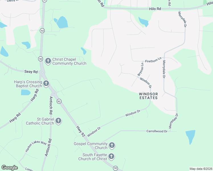 map of restaurants, bars, coffee shops, grocery stores, and more near 180 Lockwood Road in Fayetteville