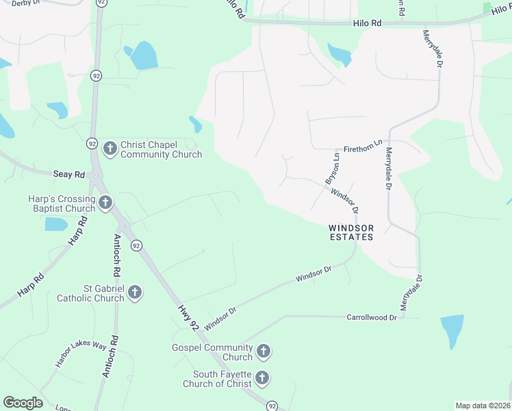 map of restaurants, bars, coffee shops, grocery stores, and more near 180 Lockwood Road in Fayetteville