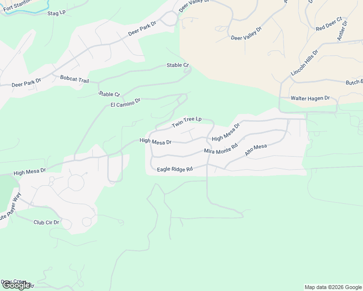 map of restaurants, bars, coffee shops, grocery stores, and more near Twin Tree Court in Alto