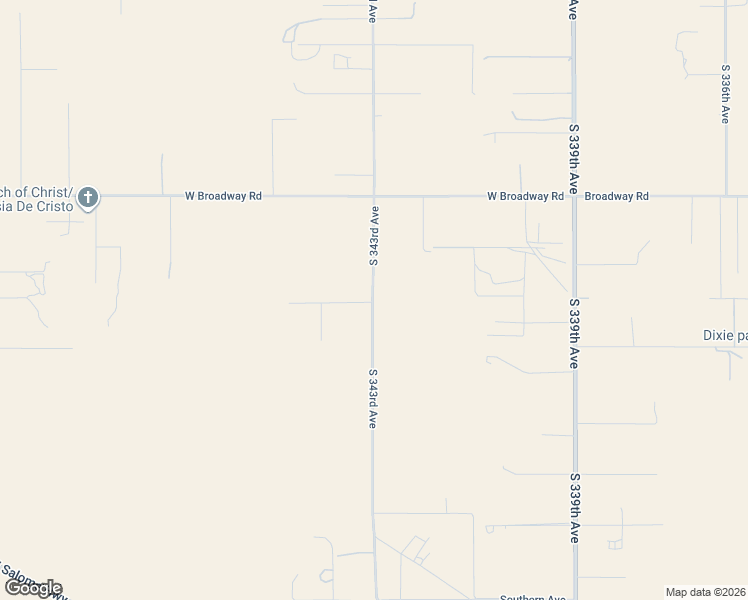 map of restaurants, bars, coffee shops, grocery stores, and more near South 343rd Avenue in Tonopah