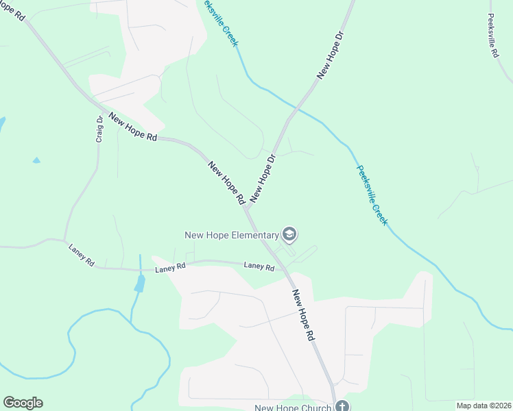 map of restaurants, bars, coffee shops, grocery stores, and more near 525 New Hope Drive in McDonough