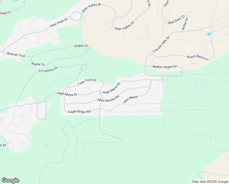 map of restaurants, bars, coffee shops, grocery stores, and more near 801-839 High Mesa Drive in Alto