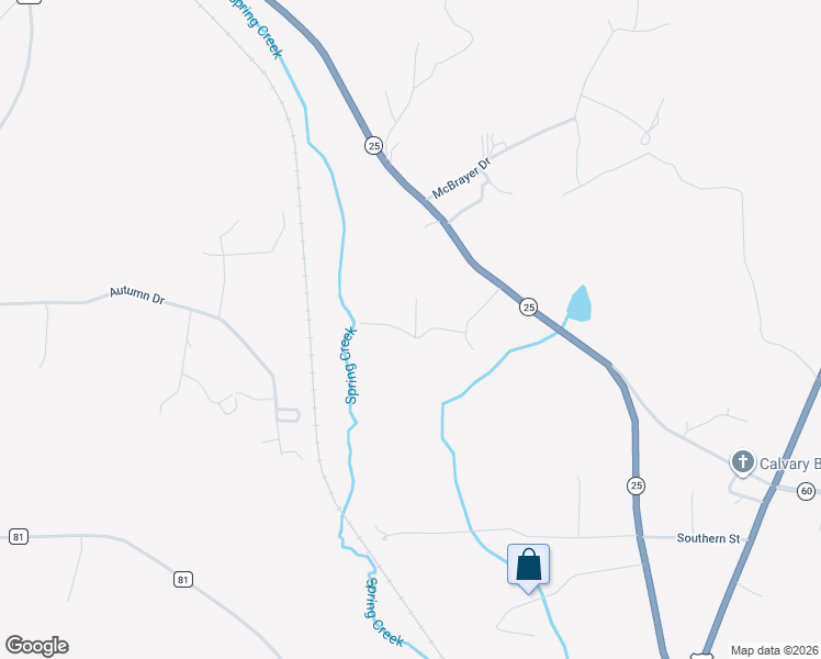 map of restaurants, bars, coffee shops, grocery stores, and more near 272 Dogwood Lane in Vincent
