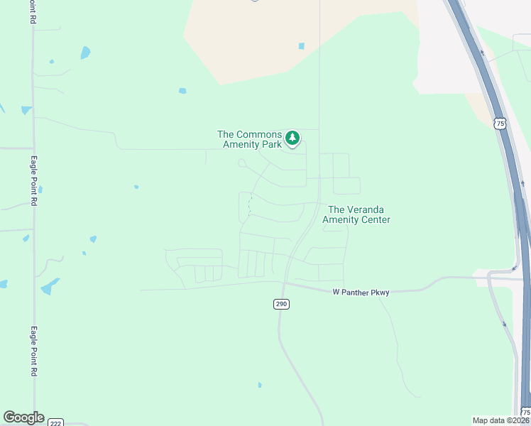 map of restaurants, bars, coffee shops, grocery stores, and more near Unnamed Road in Van Alstyne