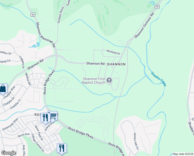 map of restaurants, bars, coffee shops, grocery stores, and more near 246 Morris St in Bessemer
