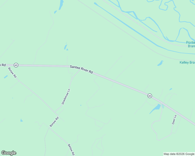 map of restaurants, bars, coffee shops, grocery stores, and more near 3481 Santee River Road in Saint Stephen