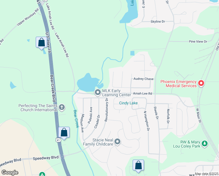 map of restaurants, bars, coffee shops, grocery stores, and more near 689 Burtons Cove in Hampton