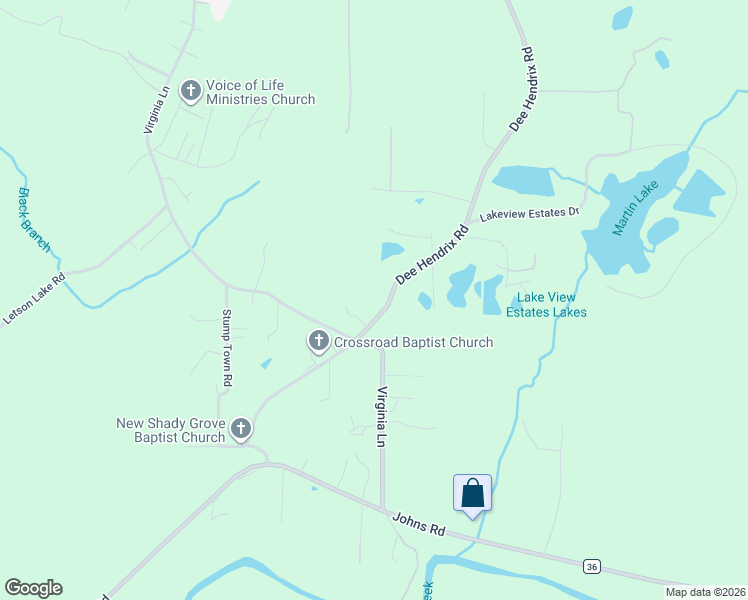 map of restaurants, bars, coffee shops, grocery stores, and more near 628 Dee Hendrix Road in Bessemer
