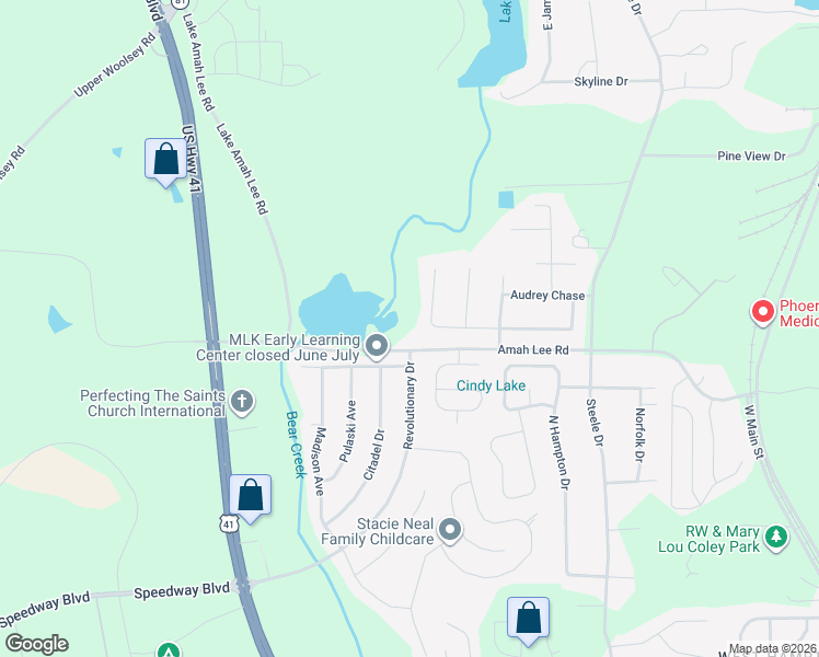 map of restaurants, bars, coffee shops, grocery stores, and more near 689 Burtons Cove in Hampton
