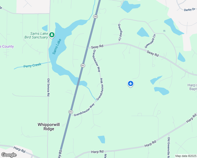 map of restaurants, bars, coffee shops, grocery stores, and more near 195 Grandchester Way in Fayetteville
