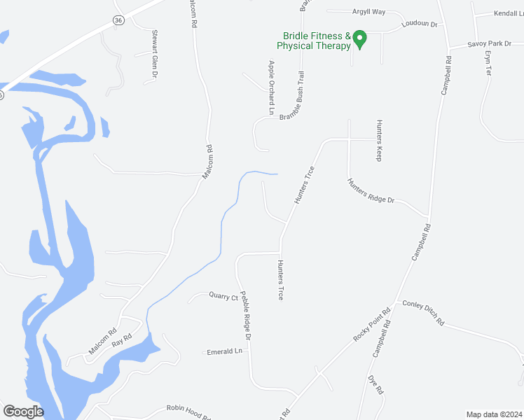 map of restaurants, bars, coffee shops, grocery stores, and more near 50 Hunters Ridge Court in Covington