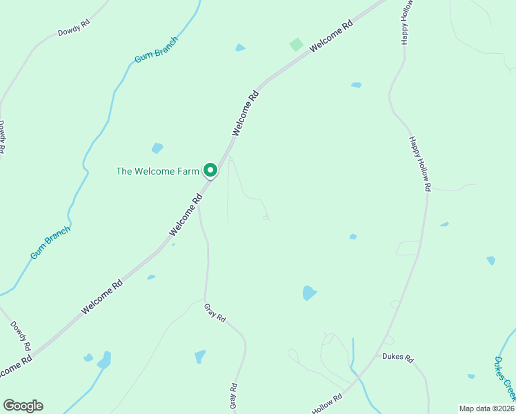 map of restaurants, bars, coffee shops, grocery stores, and more near 1463 Welcome Road in Roopville