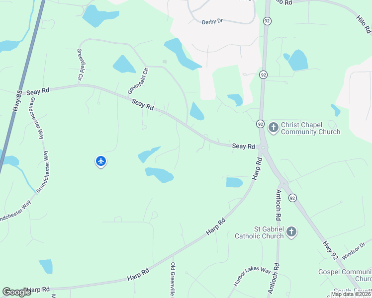 map of restaurants, bars, coffee shops, grocery stores, and more near 162 Seay Road in Fayetteville