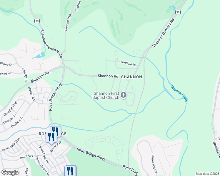 map of restaurants, bars, coffee shops, grocery stores, and more near 246 Morris Street in Bessemer